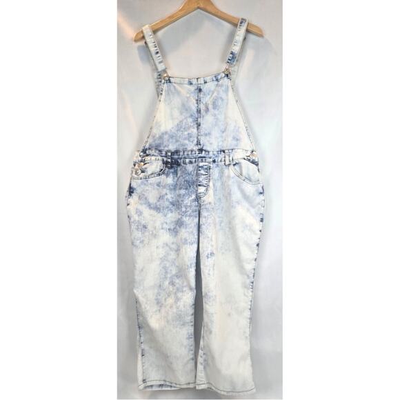 Ashley Stewart Light Blue Denim Overalls - Picture 1 of 7